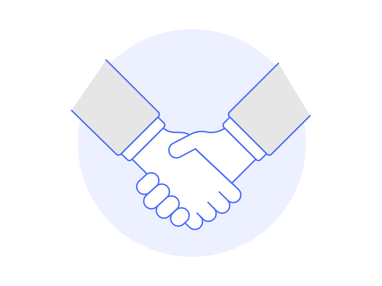 Virtual handshake