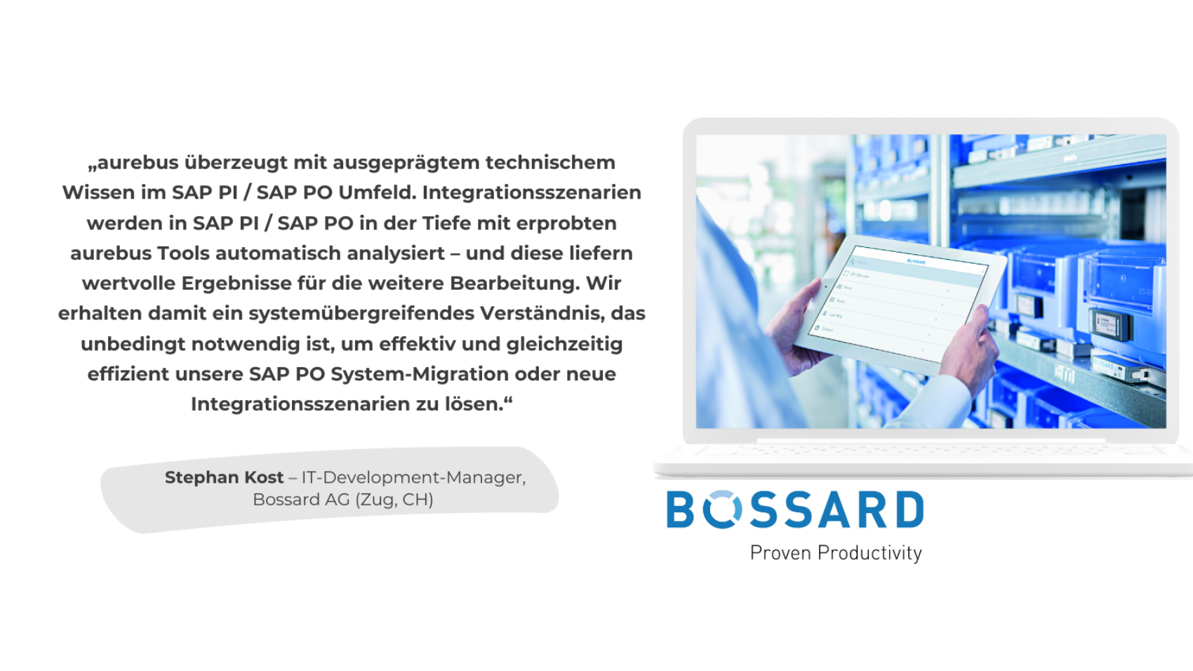 Bossard SAP PI/PO Wartungsende End of Life DE