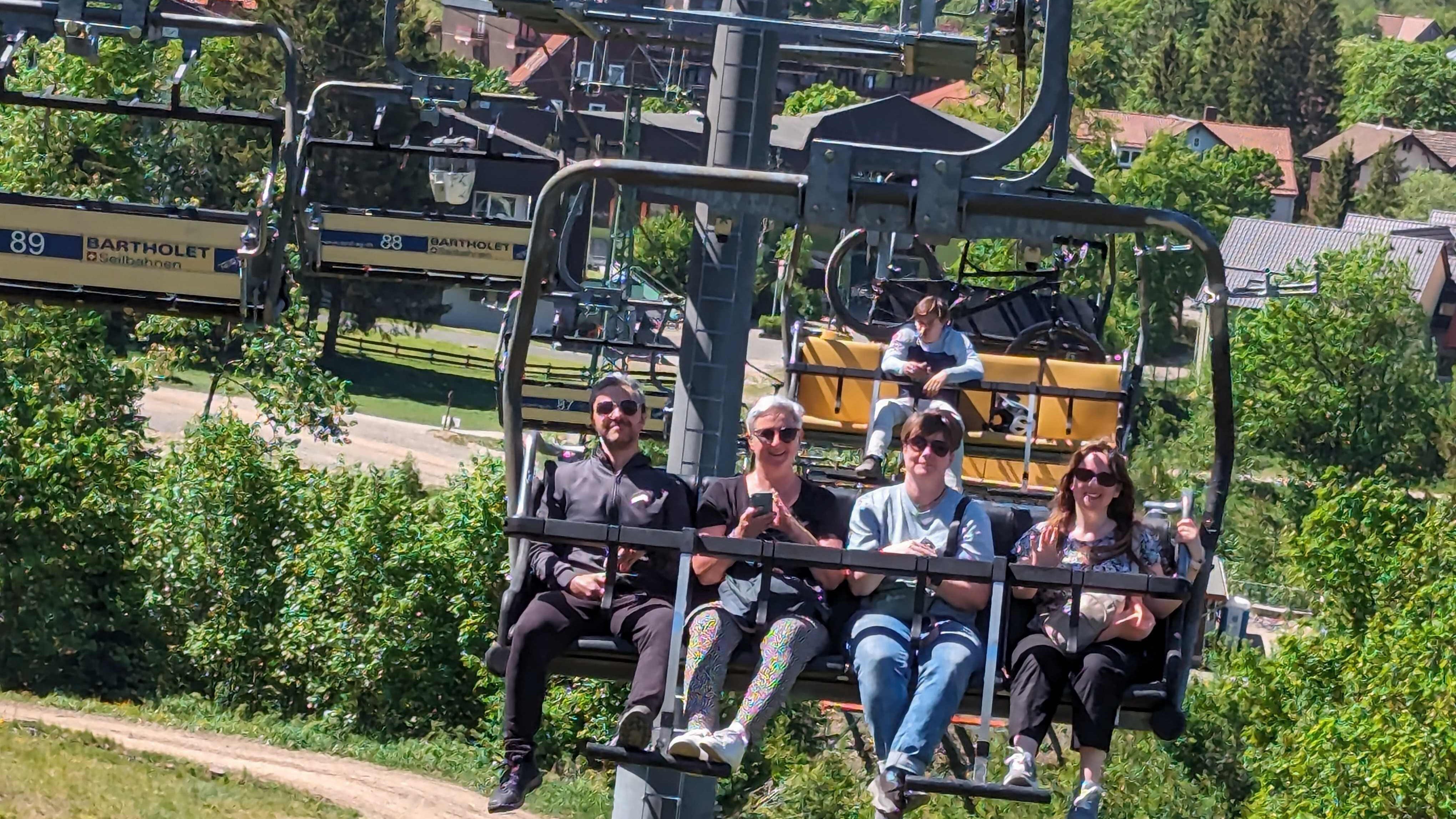 Team aurebus Seilbahn